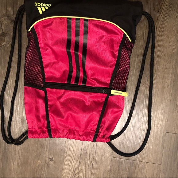 Adidas Alliance II Sackpack Red Black University Mini Pack Size One - Picture 6 of 13